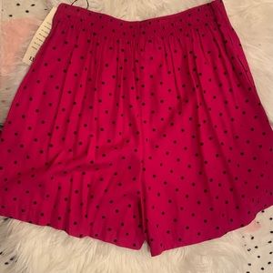 80s/90s hot pink polka dot shorts